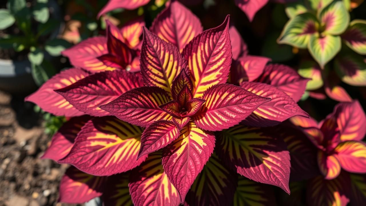 Plantes Eclatantes Sans Fleurs Coleus Jardins