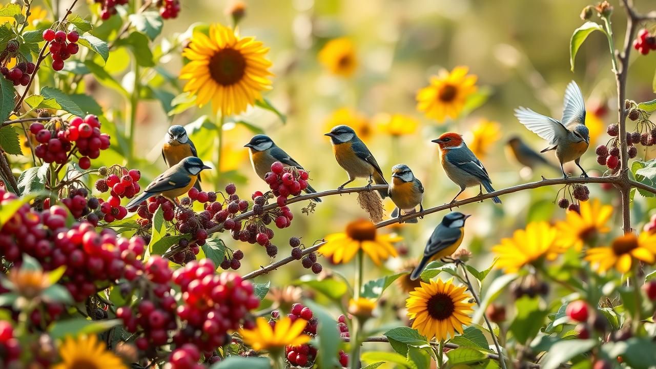 Plantes Magiques Jardin Oiseaux