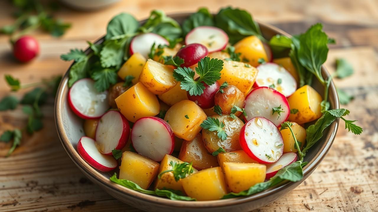 Pommes De Terre Nouvelles Radis Croquants Recette Printaniere