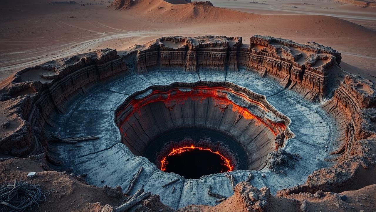 Porte Enfer Turkmenistan Eteint Fin Inattendue