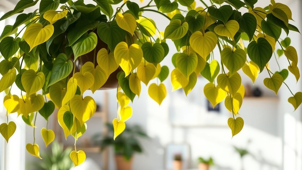 Pothos Plante Purifie Air Maison