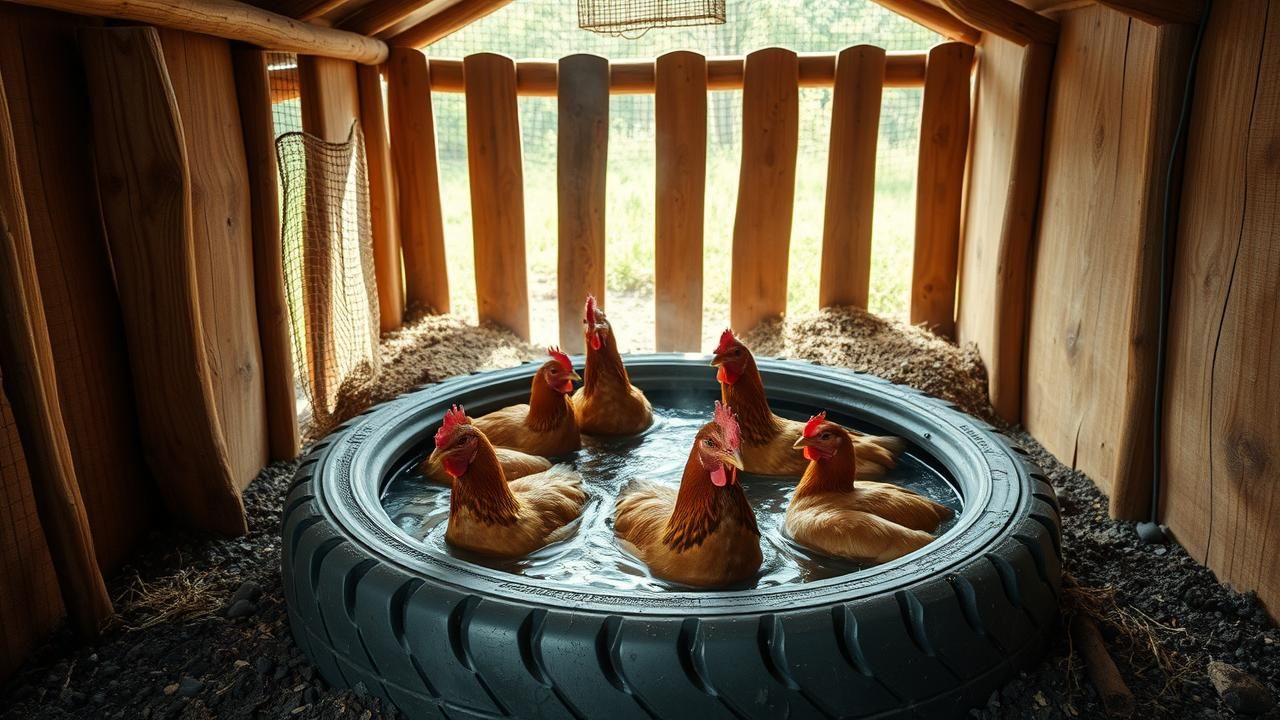 Poules Astuce Pneus Cendres Bien Etre