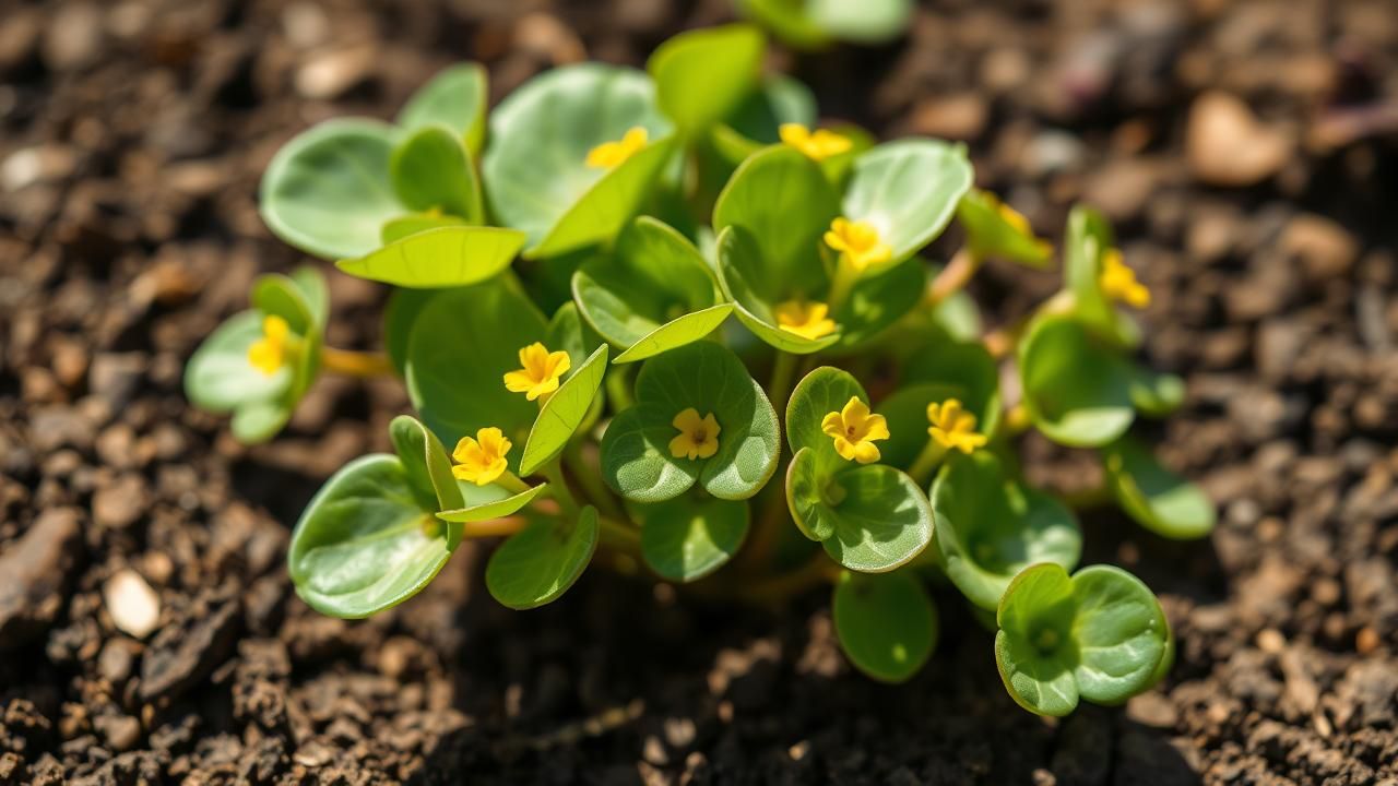 Pourpier Mauvaise Herbe Vertus Sante Jardin