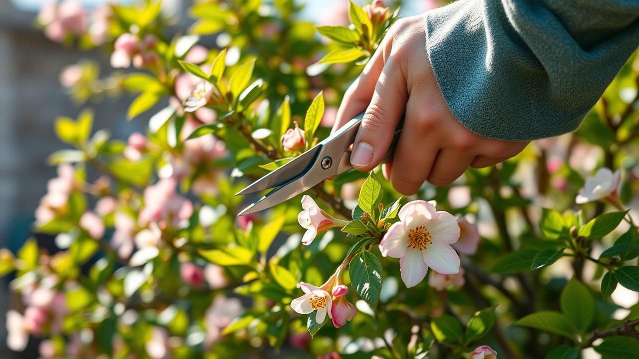 Printemps Taille Arbustes Booster Floraison