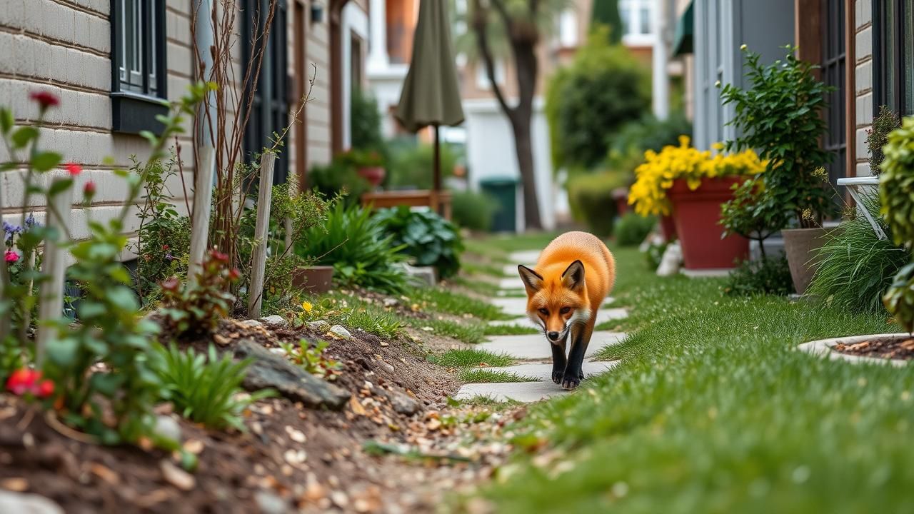 Renard Roux Saint Martin Habitants Charme
