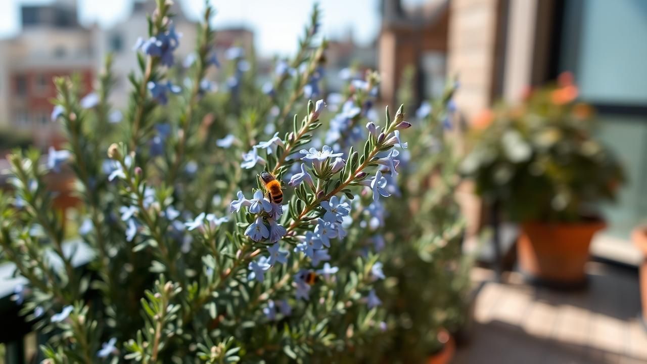Romarin Arbuste Mediterraneen Vertus Jardin Balcon