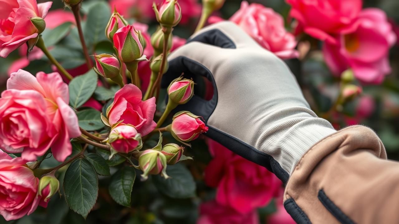 Rosiers Couper Fleurs Fanees Booste Floraison