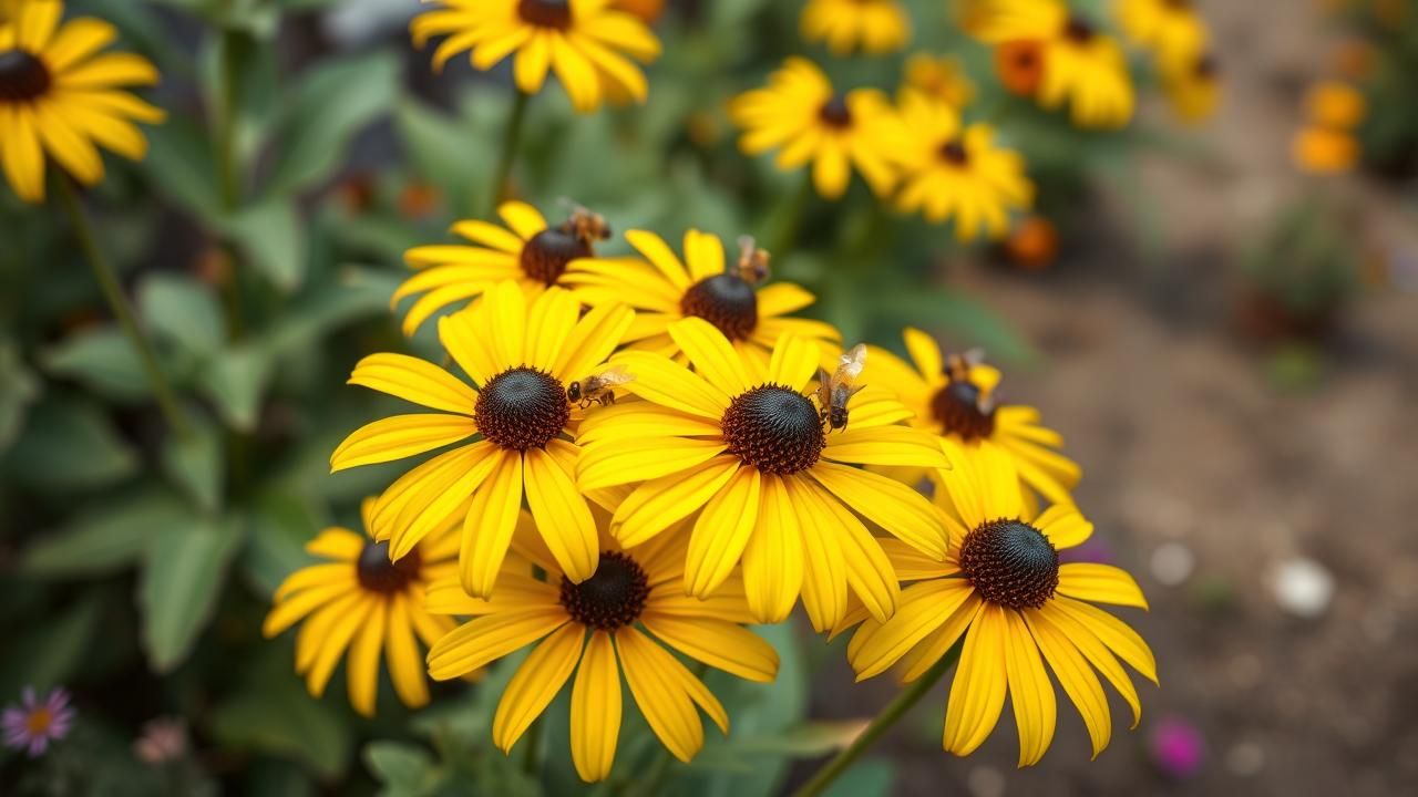 Rudbeckie Vivace Fleurit Sans Eau