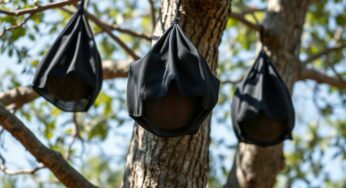 Attention aux sacs noirs sur les arbres : un danger méconnu pour votre santé cet été