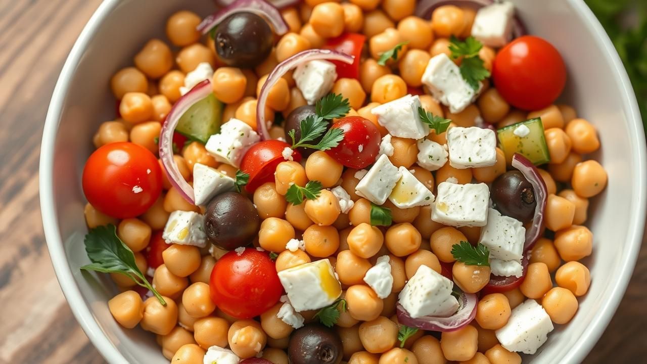 Salade Express Recette Mediterraneenne 5 Minutes