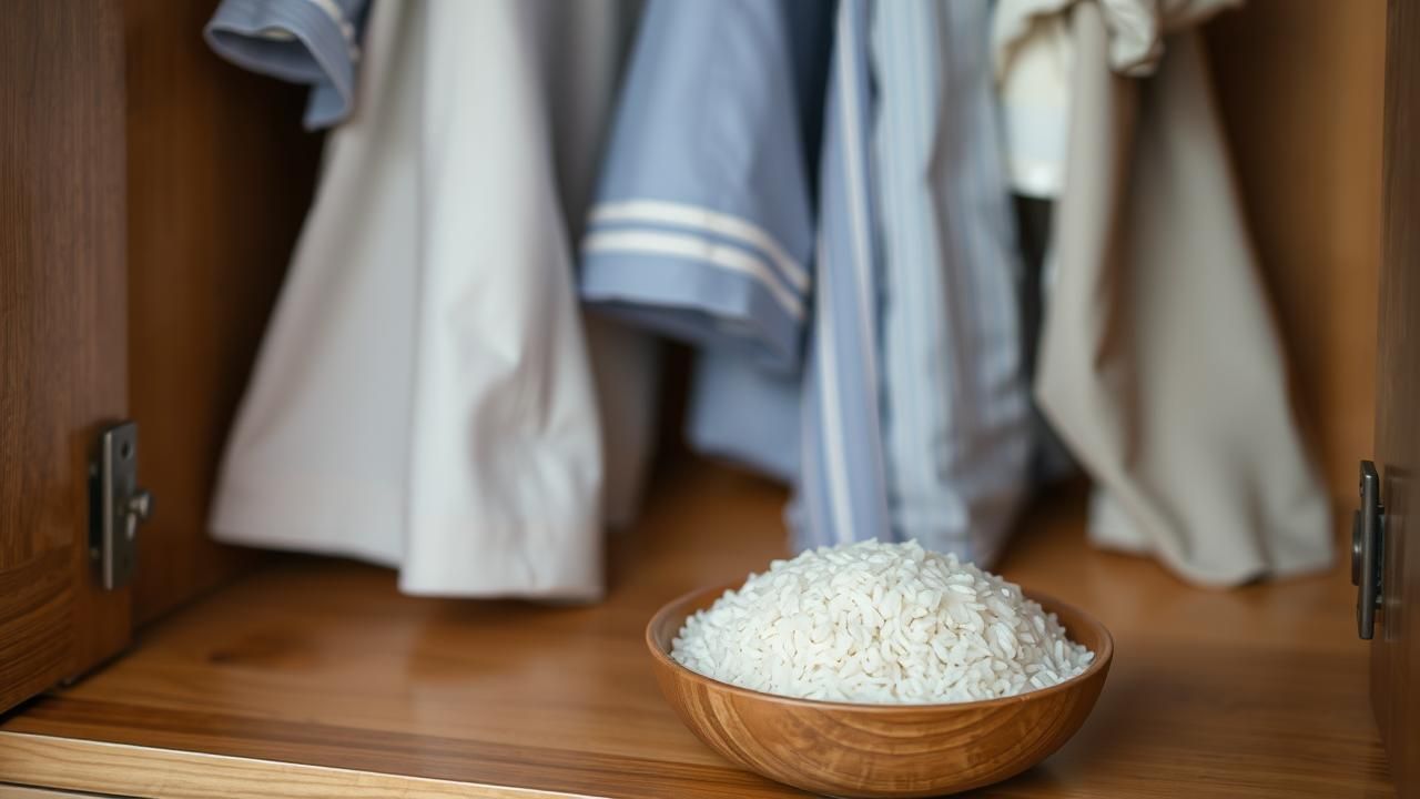 Secret Asiatique Elimine Humidite Armoires Riz Magique