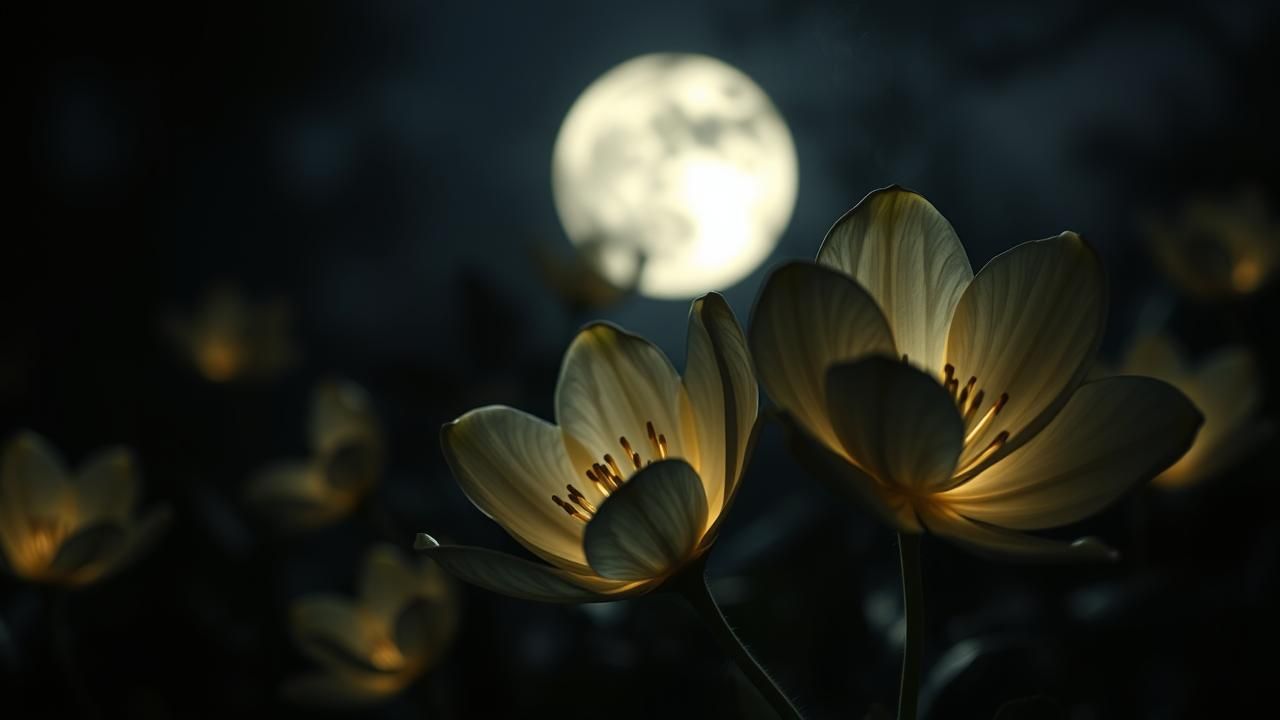 Secret Fleurs Epanouissent Nuit