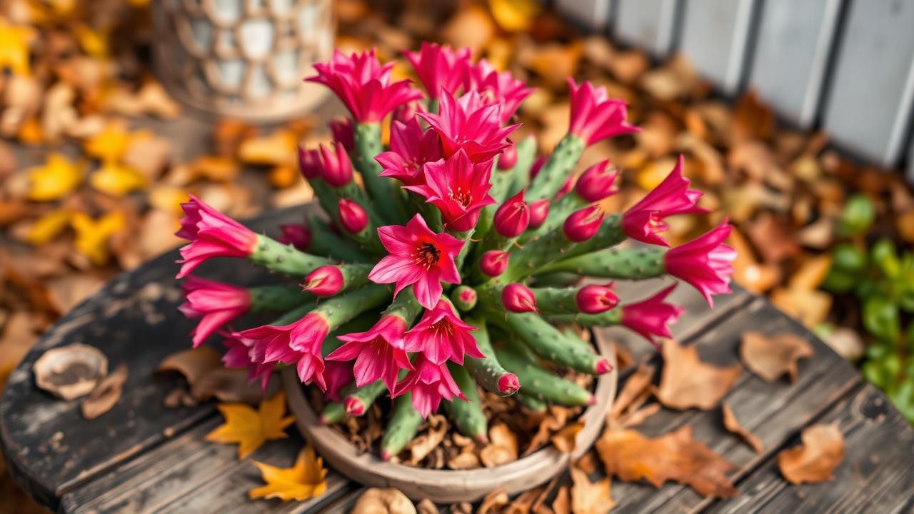 Secret Oublie Cactus Fleurs Hiver
