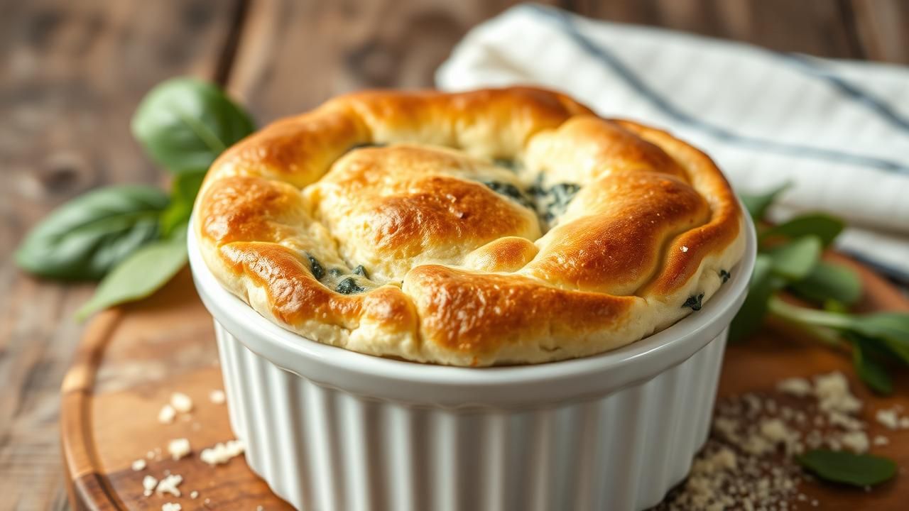 Souffle Au Fromage Et Epinards