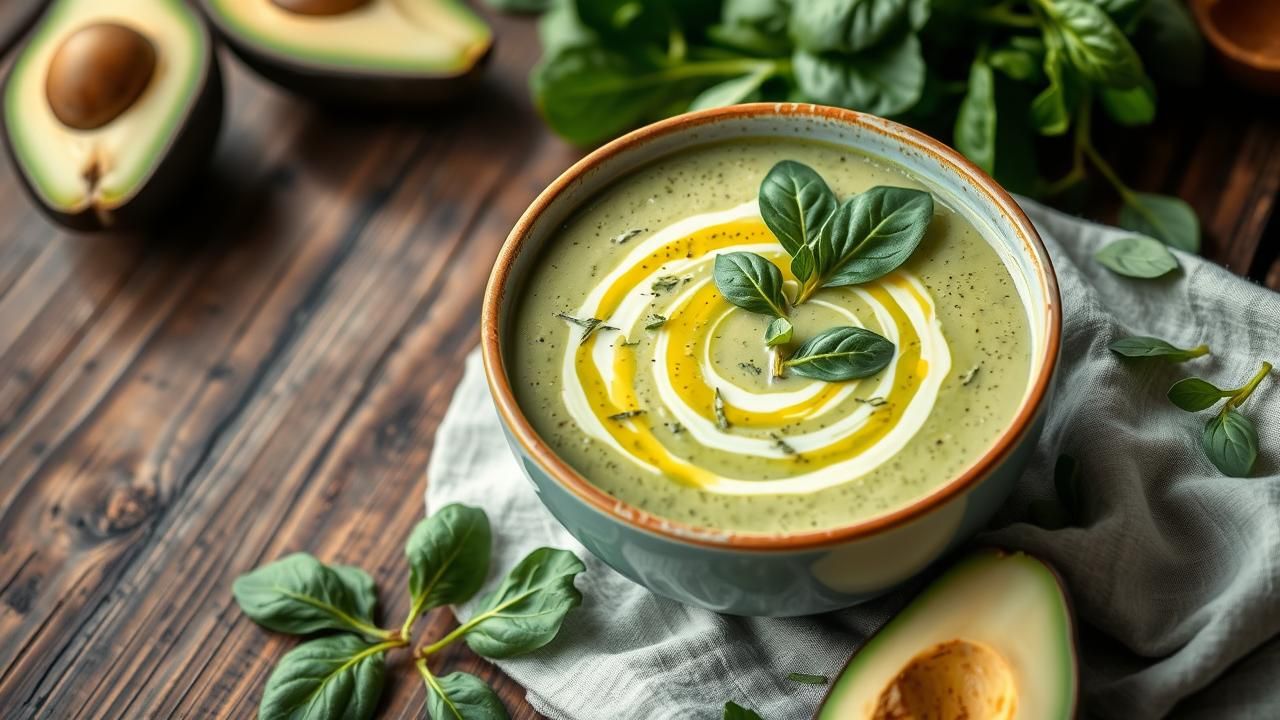 Soupe Froide Epinards Avocat Recette Ete