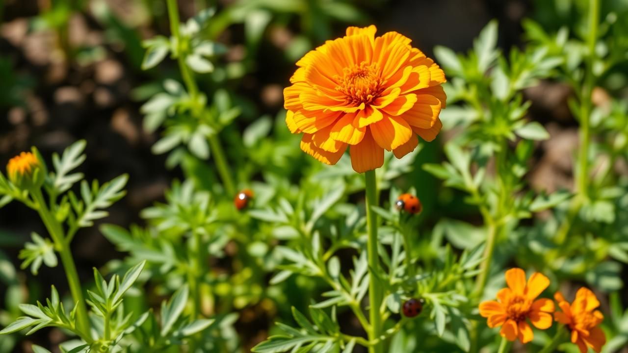 Tagete Plante Miracle Eloigne Pucerons Aleurodes