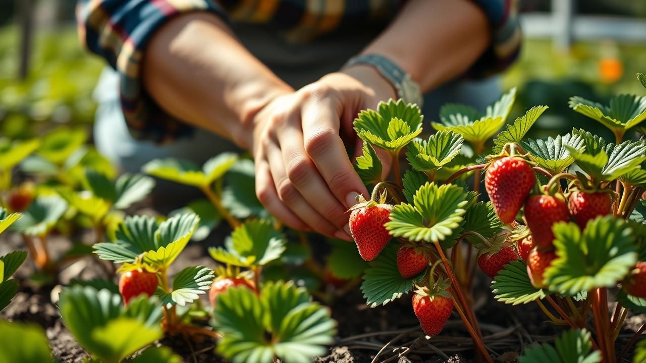 Tailler Fraisiers Avant Avril Recolte Methode