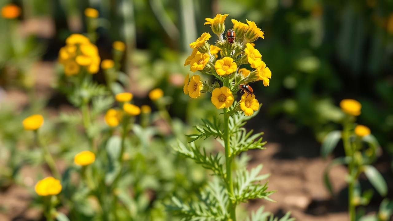 Tanaisie Repousse Insectes Sans Pesticides