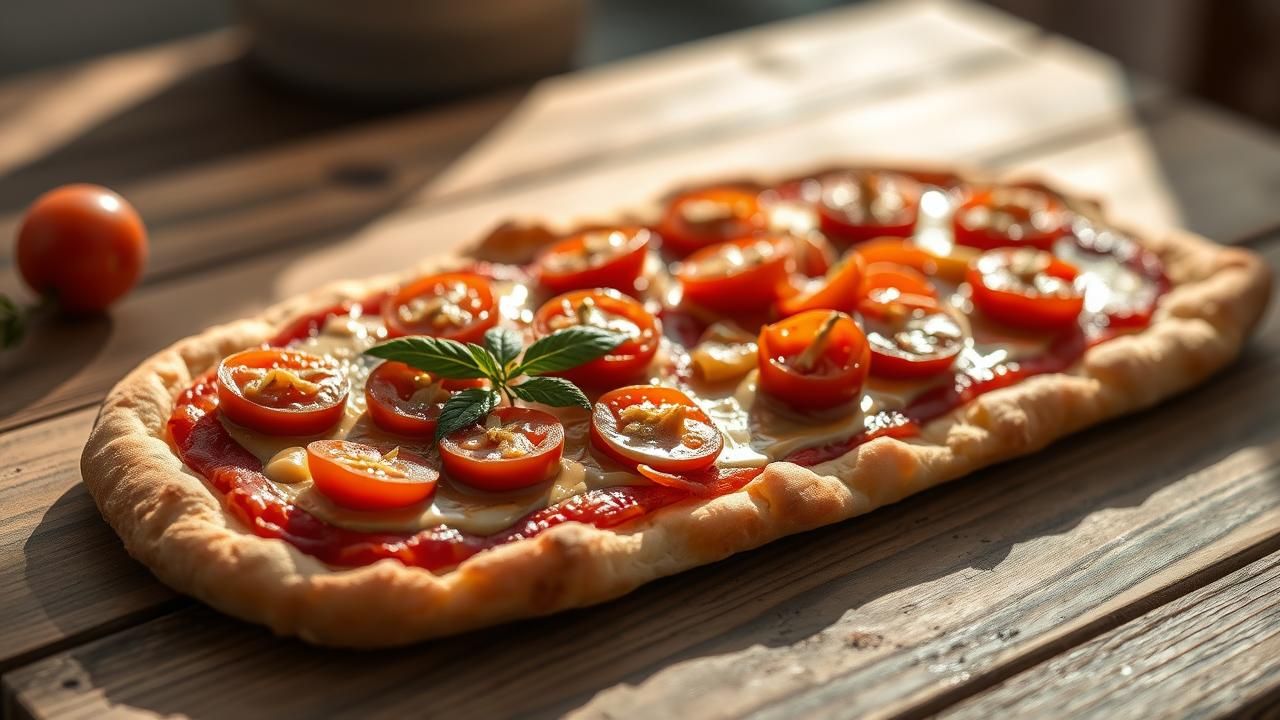 Tomates Confites Moutarde Tarte Mediterraneenne