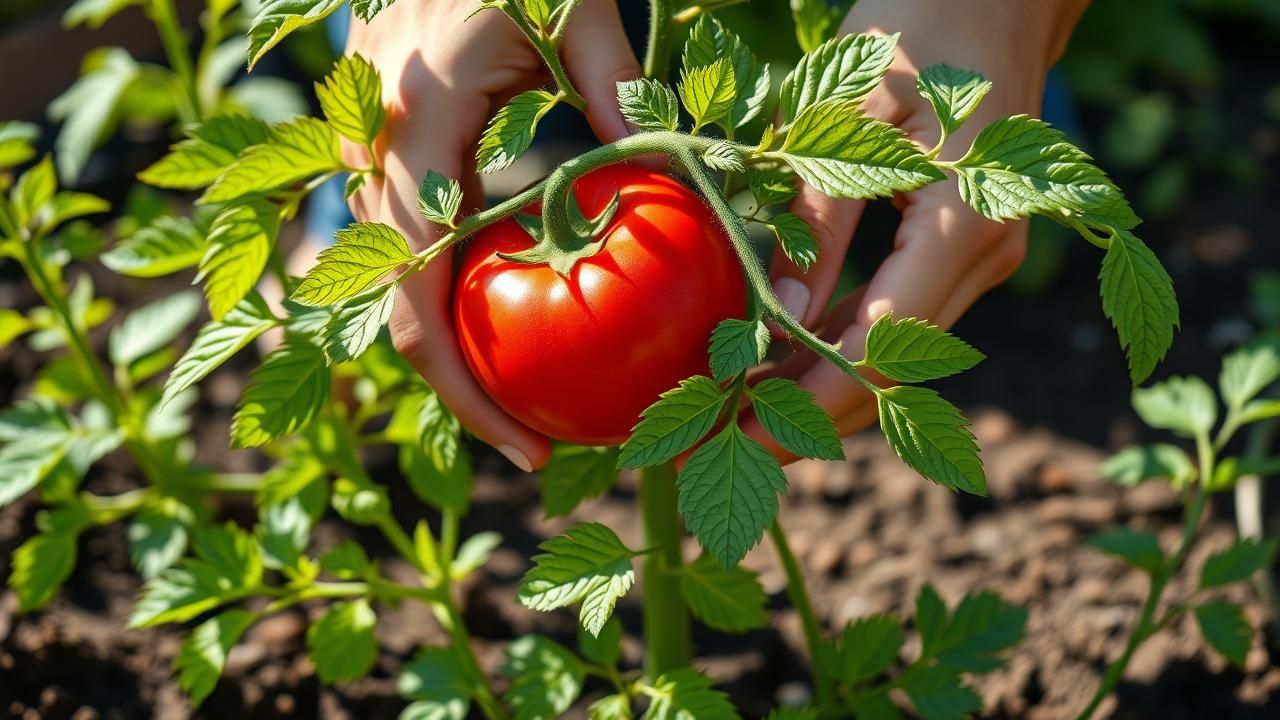 Tomates Geste Simple Mai Recolte Estivale