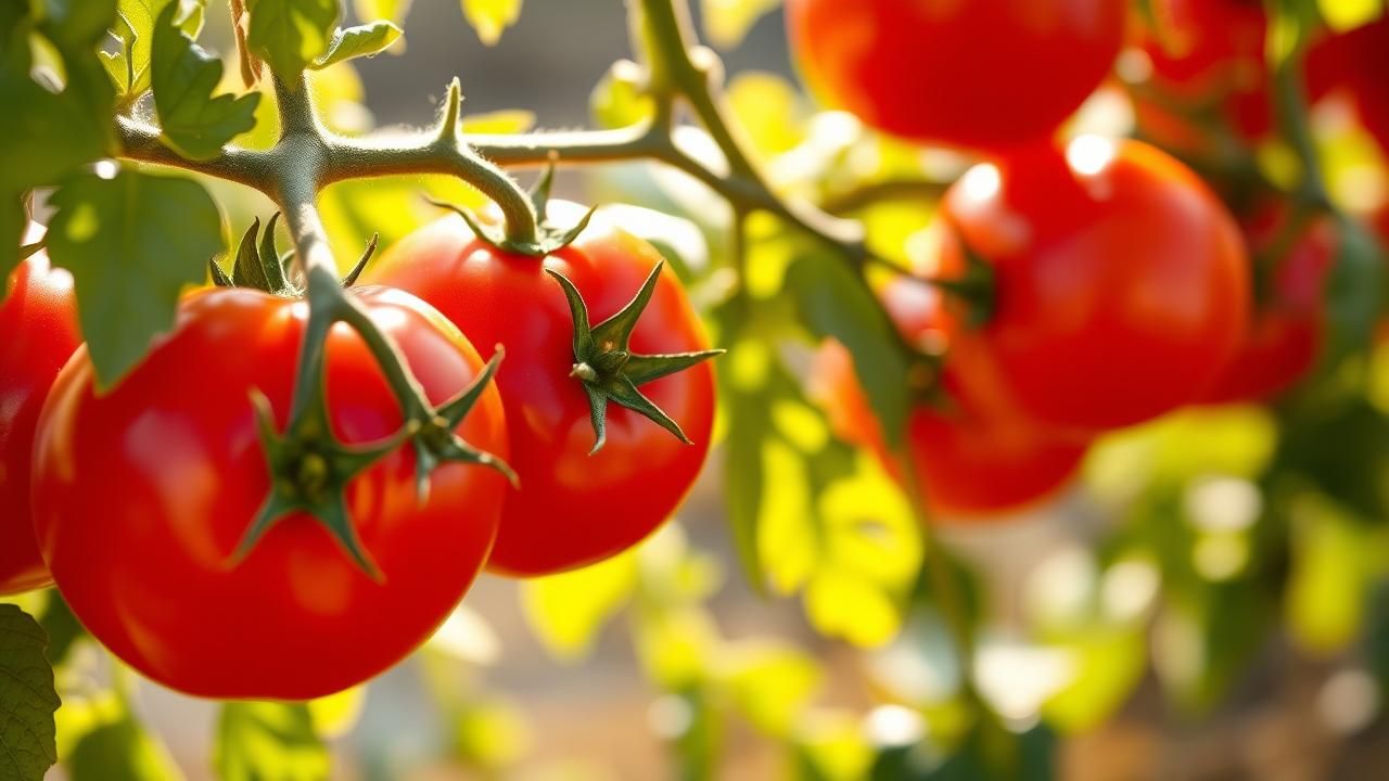 Tomates Plantation Parfaite Recolte Abondante