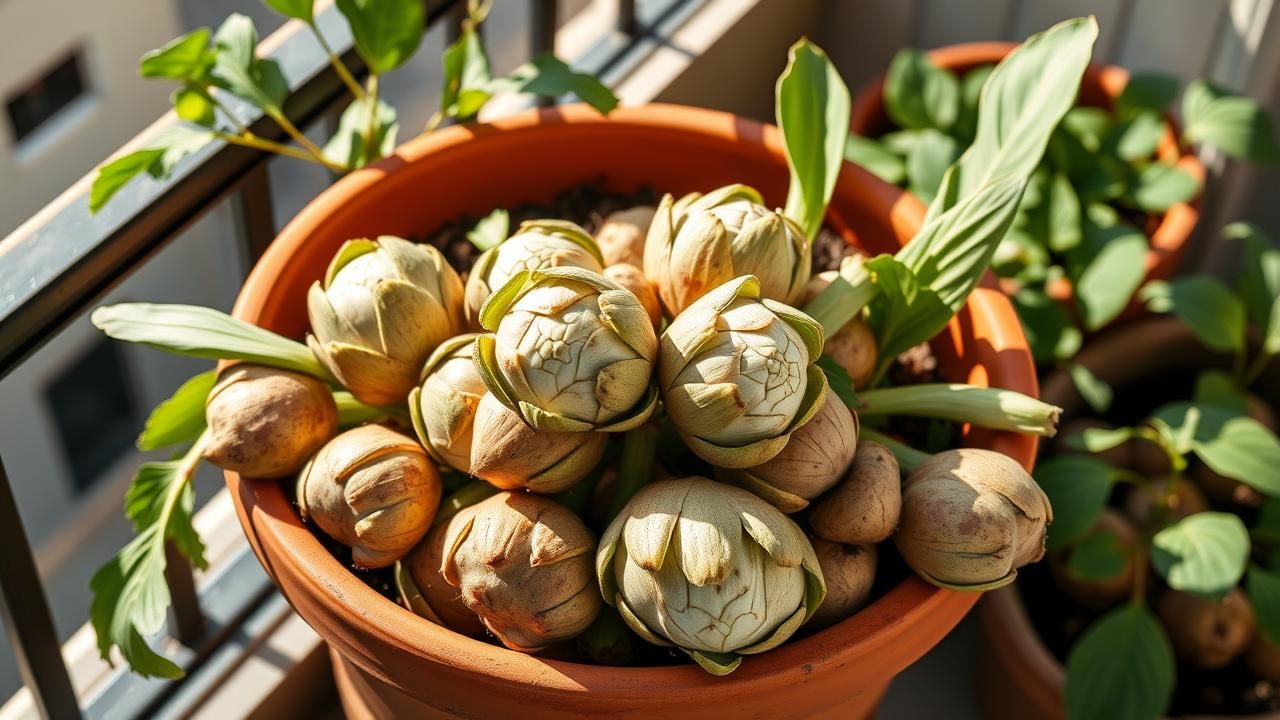 Topinambour Legume Magique Pousse Balcon