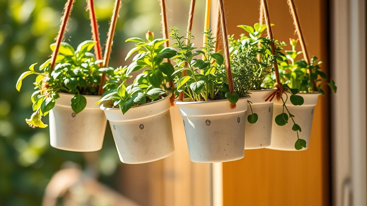 Transformer Pots Yaourt Jardins Suspendus