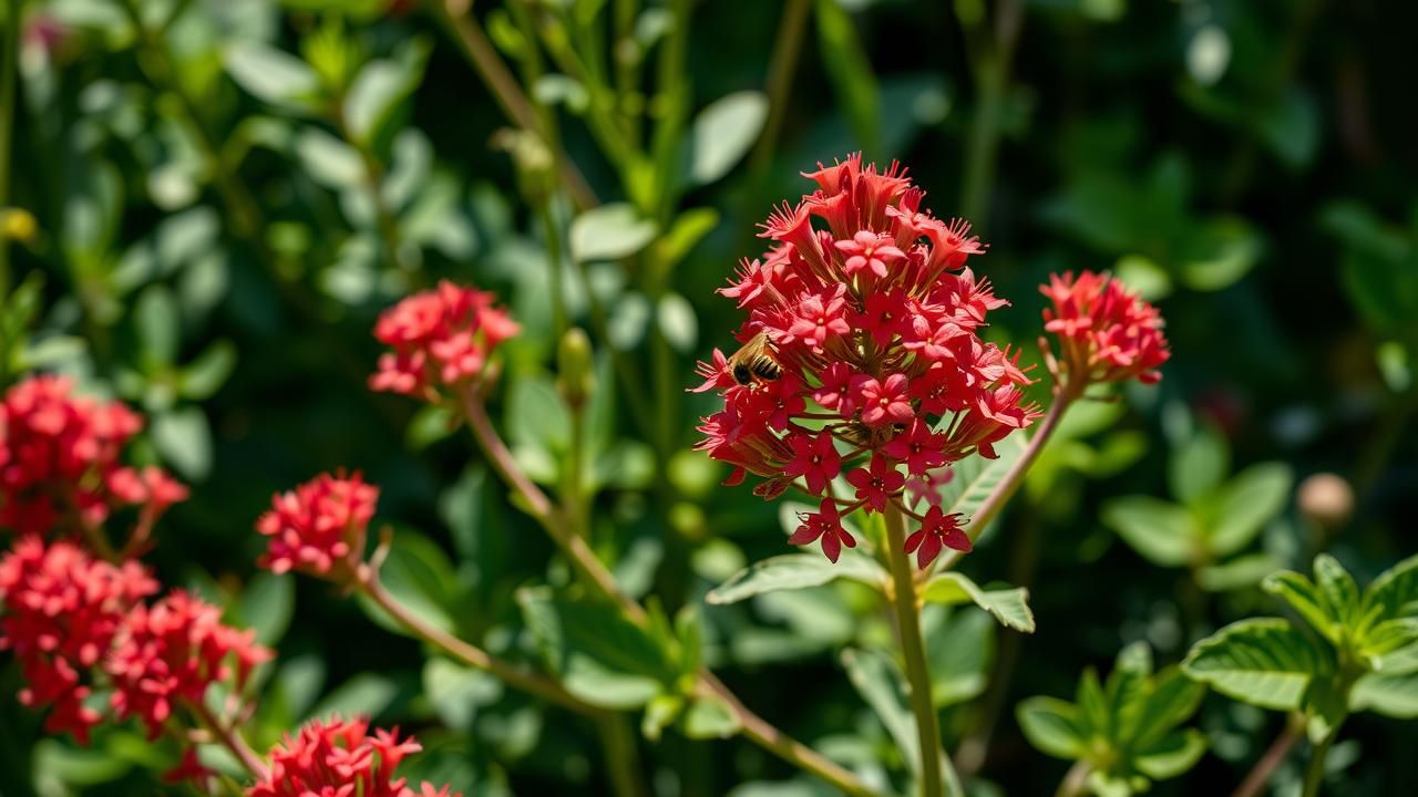 Valeriane Rouge Plante Papillons