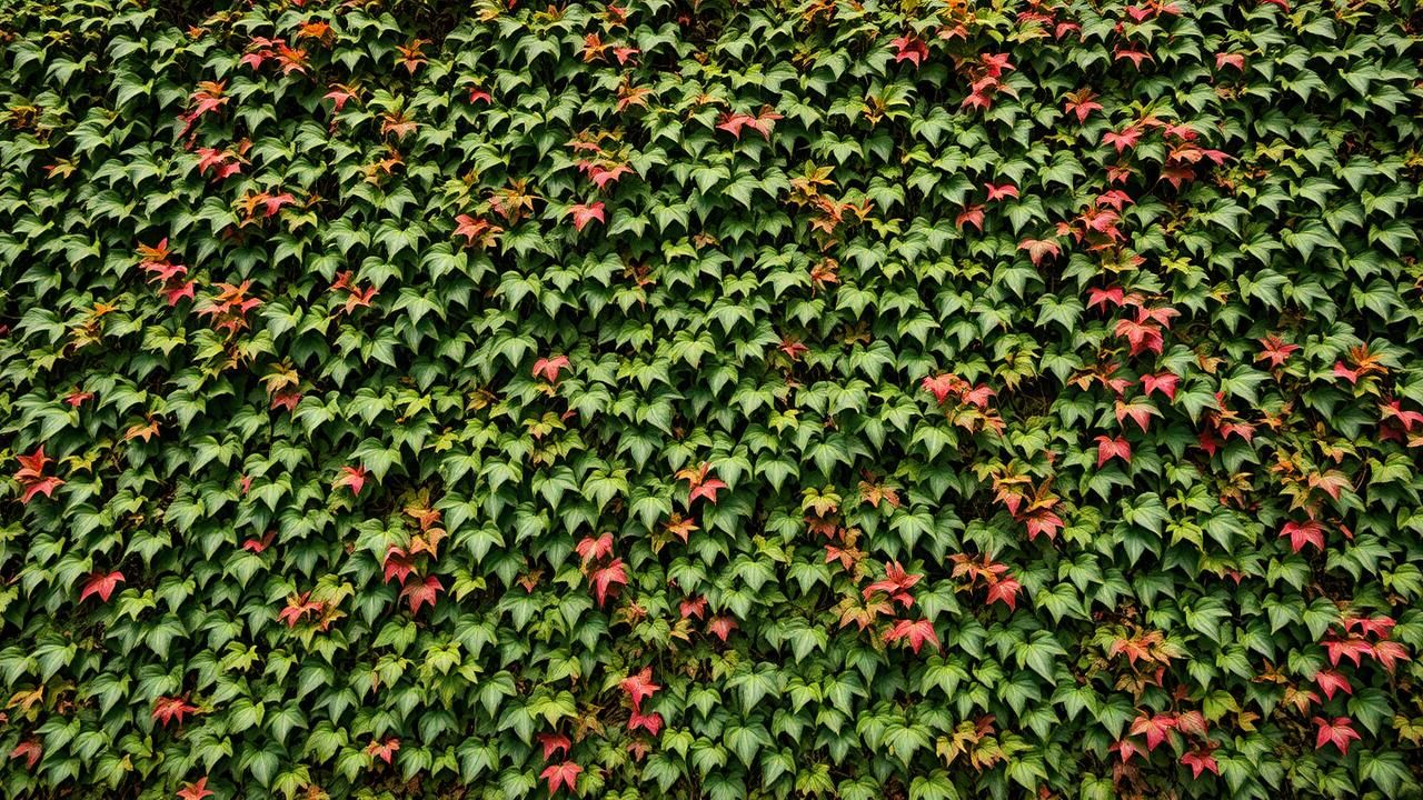 Vigne Vierge Mur Nord Maison Fraiche