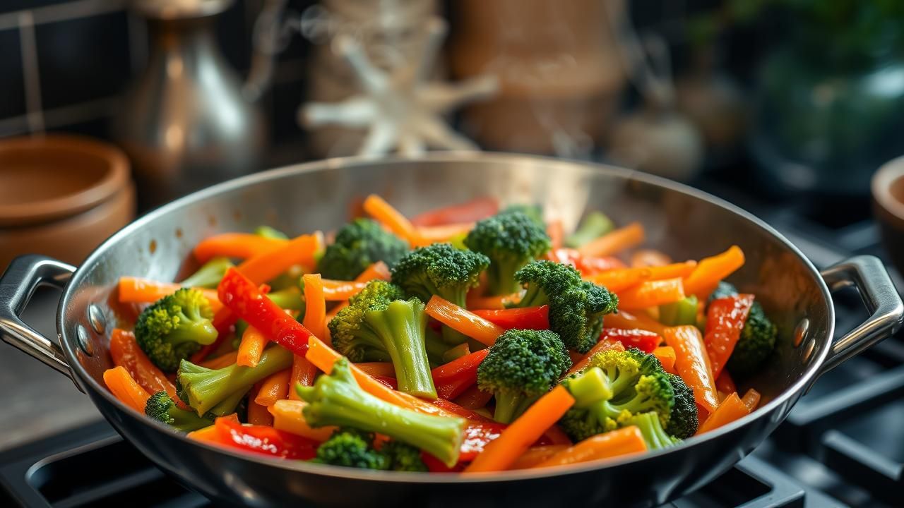 Wok Legumes Croquants Savoureux