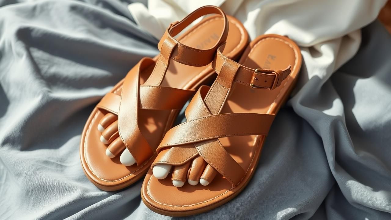 Zara Sandales Tenues Estivales