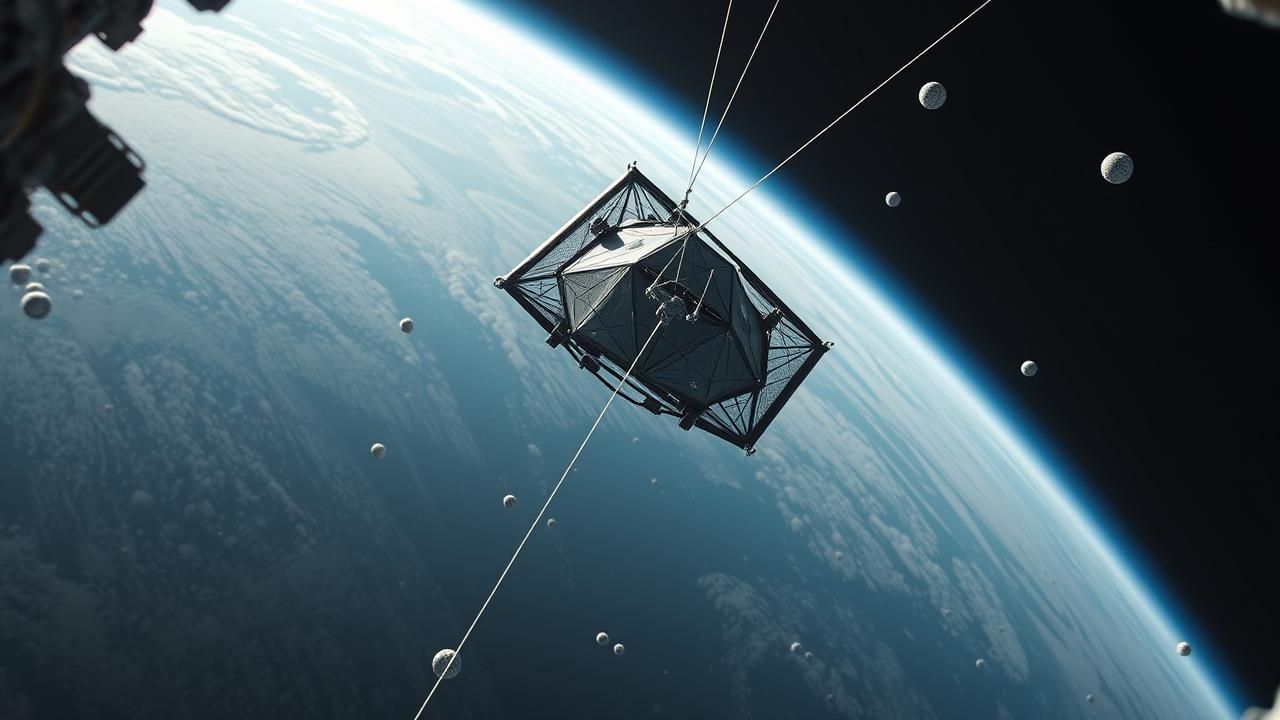 2025 Cerfvolant Teste Orbite Basse Debris