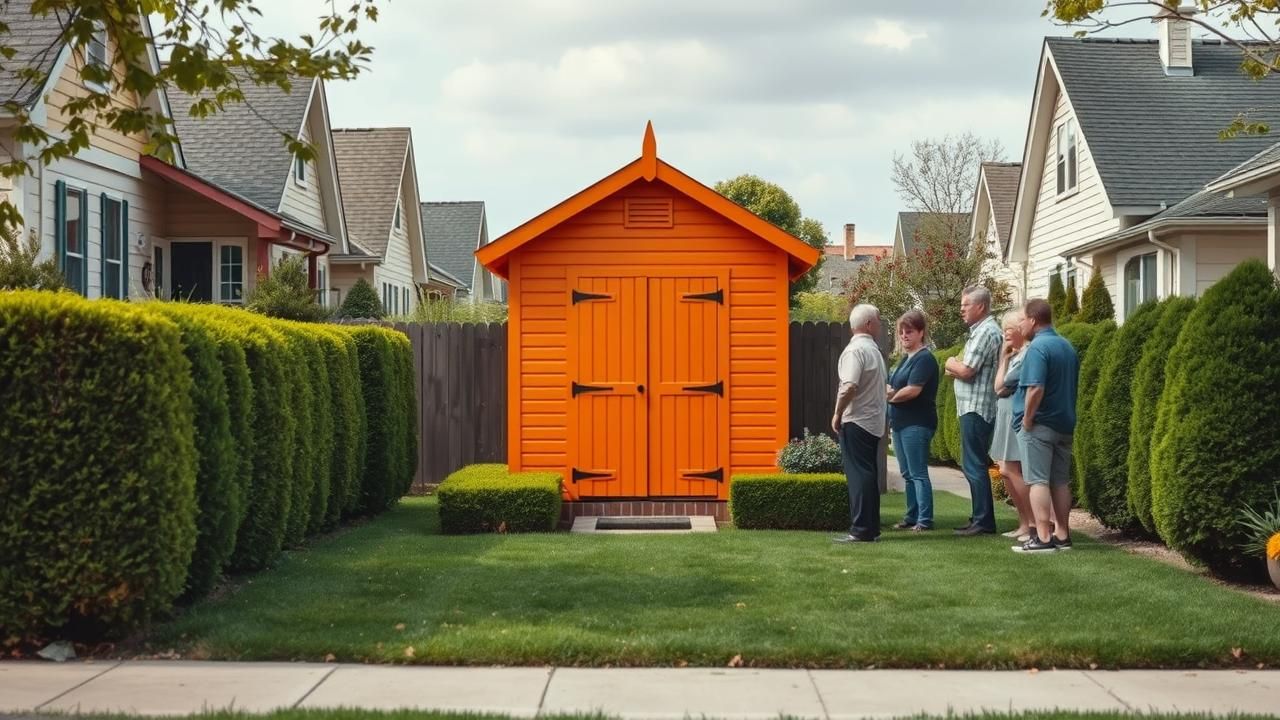 Abri Jardin Interdit Conflit Voisinage