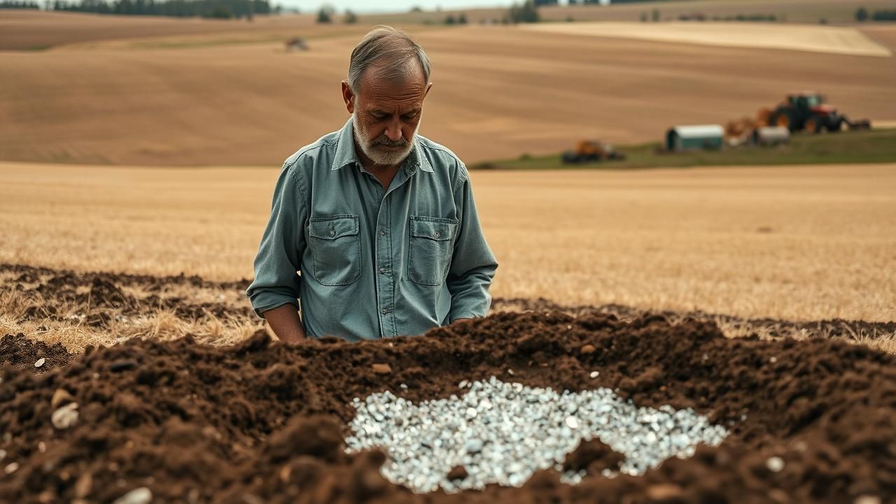 Agriculteur Decouvre Tresor Perd Justice Sourde