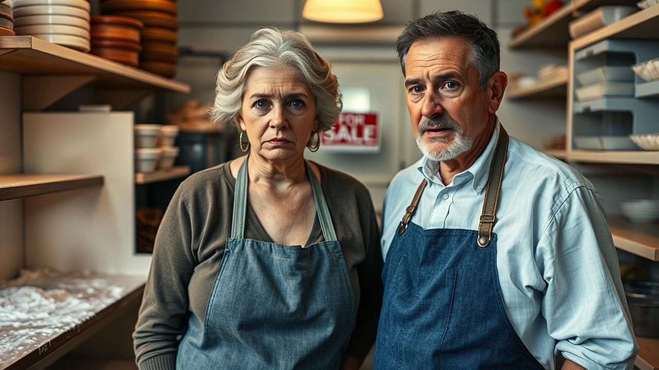 Commerce En Crise Couple Vend Maison Sauver Entreprise