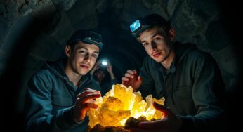 Découverte incroyable : 12 millions d’euros de soufre rare trouvés dans un tunnel près de Marseille par des étudiants