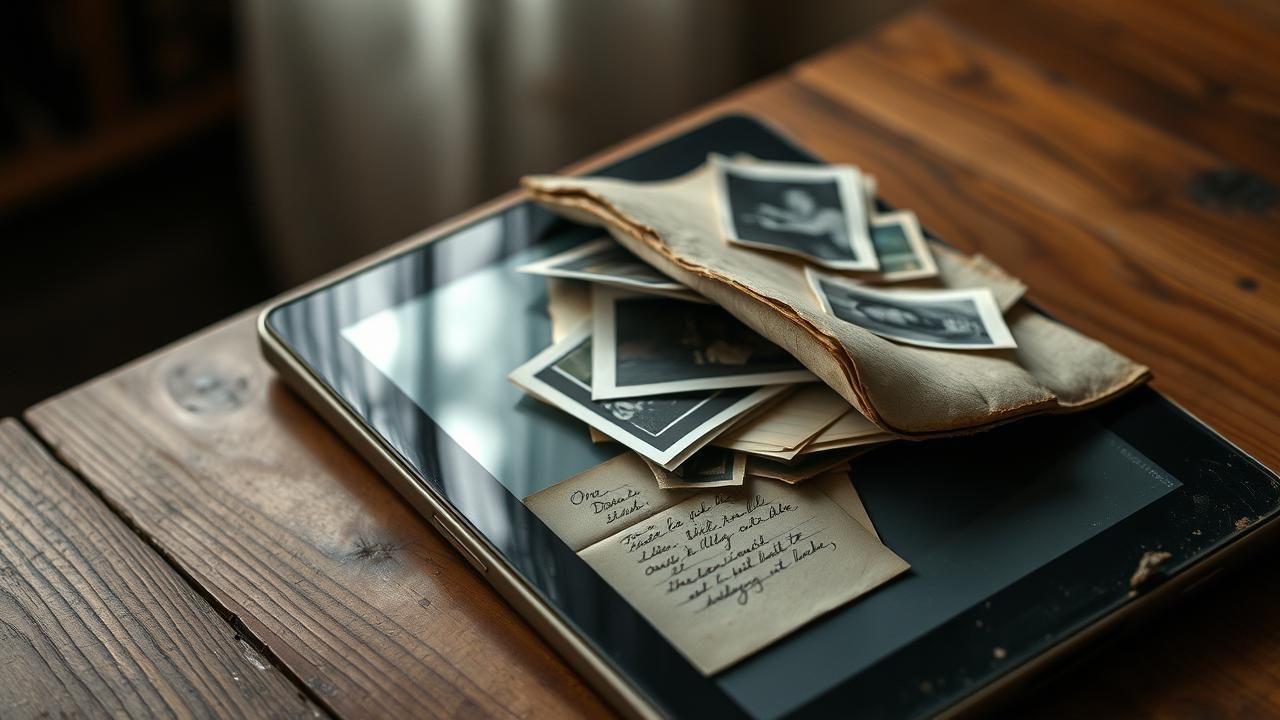 Decouverte Dune Tablette Vie Homme Disparu