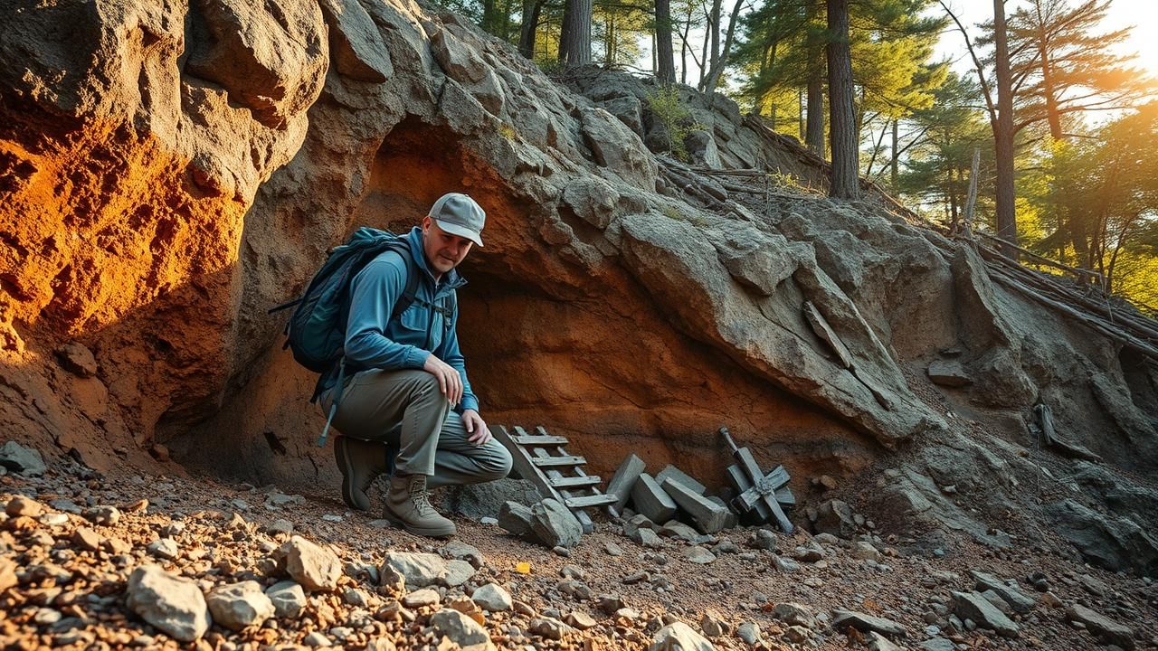 Decouverte Mine Oubliee Montagnes Vosseau