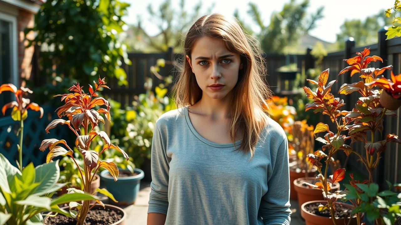 Desastre Jardin Erreur Arrosage Plantes Clara