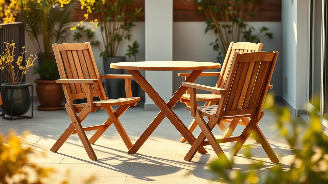 Ensemble Jardin Ikea Acacia Resistant Petits Espaces 178eur
