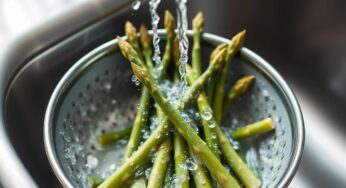 Erreur commune : lavage asperges 2025 sans pesticides