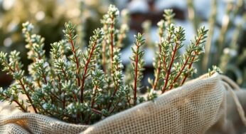 Hiver : cette astuce simple protège vos plantes aromatiques du gel