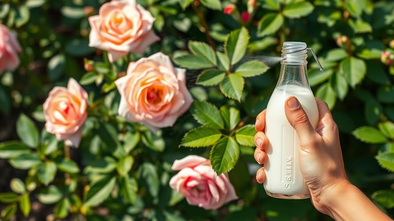 Lait Ecreme Contre Loidium Pour Rosiers