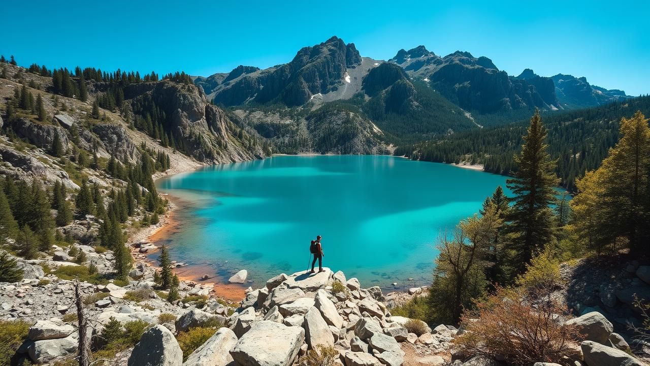 Montagne Lac Secret Decouverte
