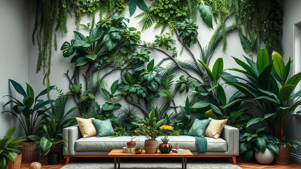 Mur Jungle Luxuriante Tendance Deco 2025