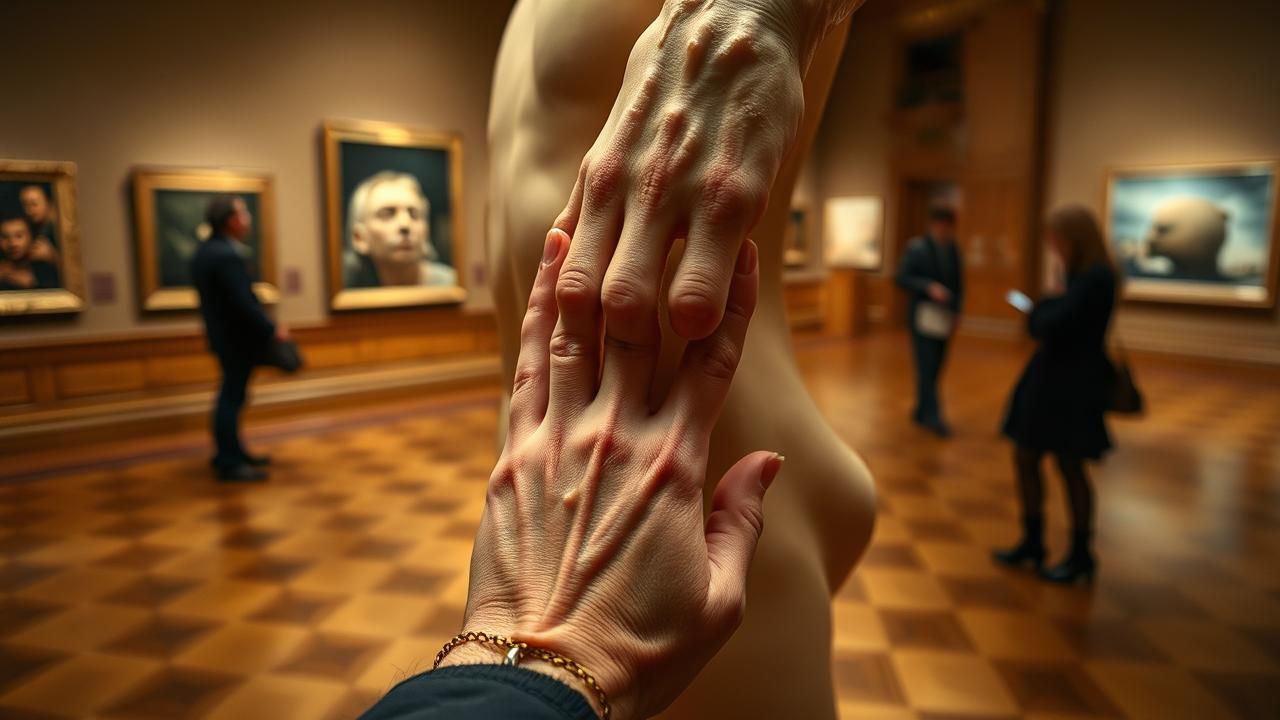Paris Statue Cire Toucher Art 2025