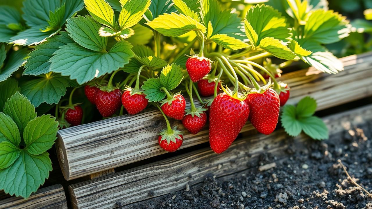 Protegez Fraisiers Limaces Planche Bois