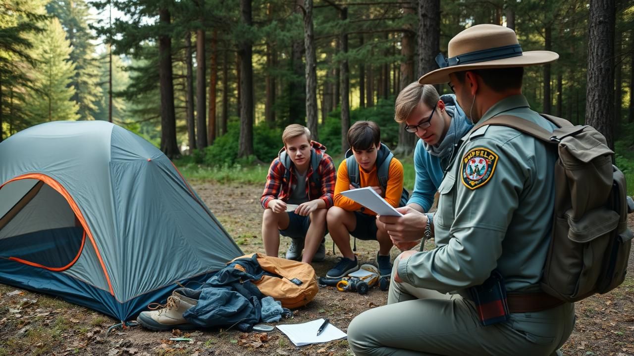 Randonnee Interdite Camping Sauvage Lac