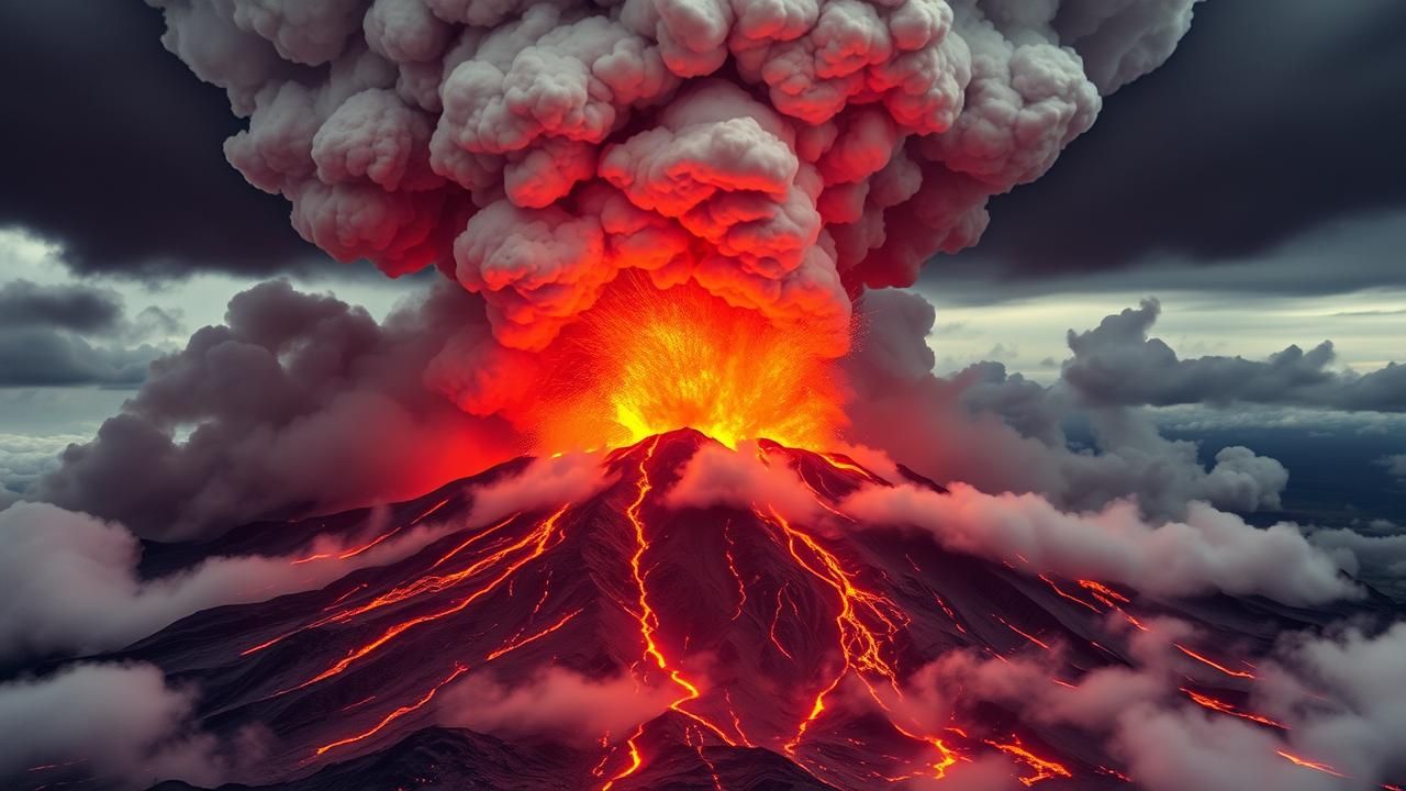 Super Eruption Menace Civilisation