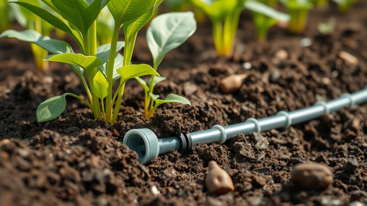 Systeme Arrosage Enterre Economiser Eau Jardin